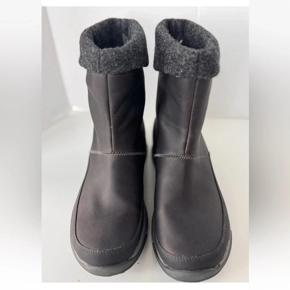 Chaco Borealis Waterproof Winter Boots Womens 8 Gray Insulated Pull On Hiking